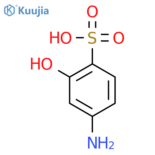 4-amino-2-hydroxybenzenesulfonic Acid structure