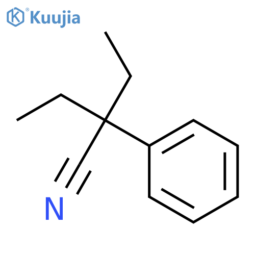 2-Ethyl-2-phenylbutyronitrile structure