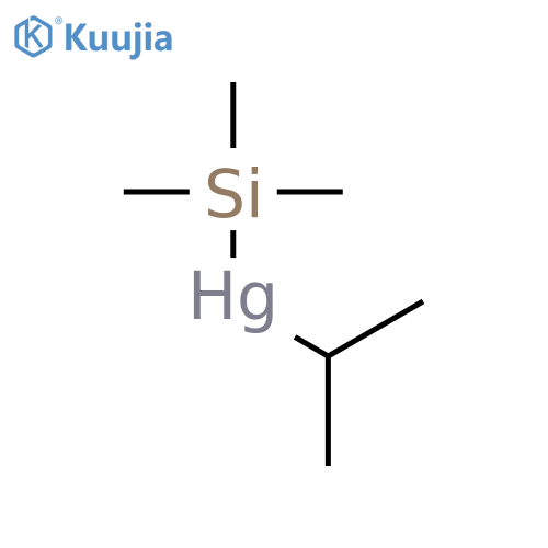 Mercury, (1-methylethyl)(trimethylsilyl)- structure