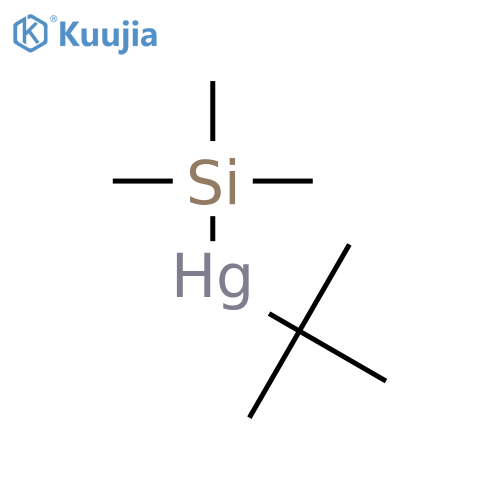 Mercury, (1,1-dimethylethyl)(trimethylsilyl)- structure