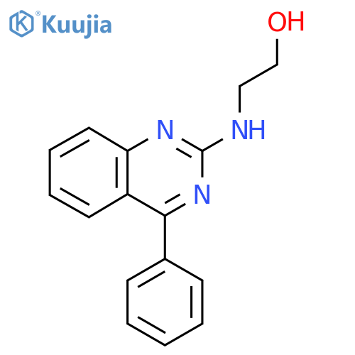 2-[(4-Phenylquinazolin-2-yl)amino]ethanol structure