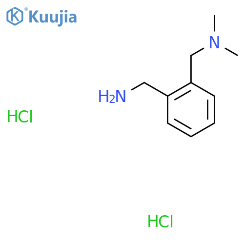 {2-[(Dimethylamino)methyl]phenyl}methanamine dihydrochloride structure
