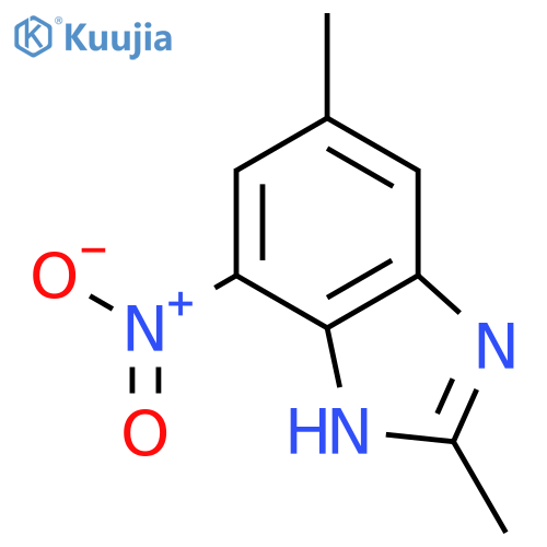 2,6-dimethyl-4-nitro-1H-1,3-benzodiazole structure