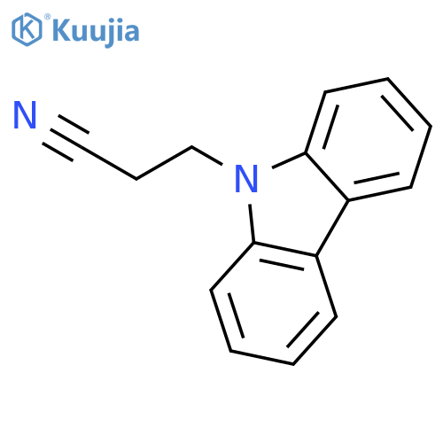3-(9H-carbazol-9-yl)propanenitrile structure