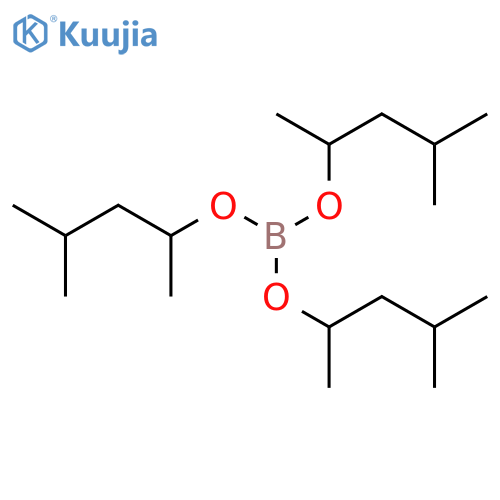 Tris(4-methylpentan-2-yl) Borate structure