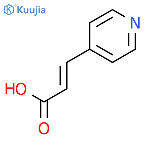 3-(4-pyridyl)prop-2-enoic acid structure