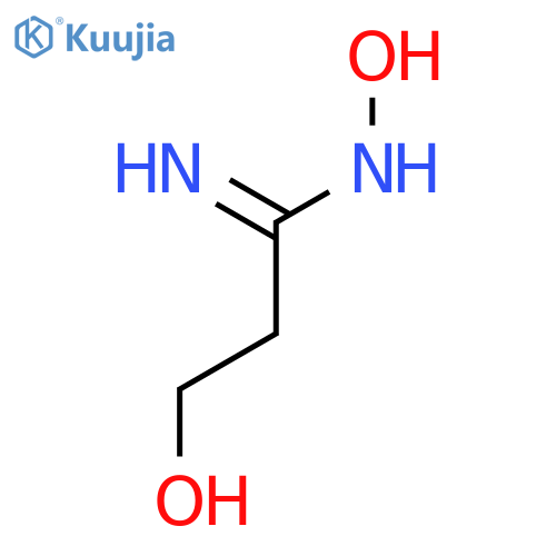 (1Z)-N',3-dihydroxypropanimidamide structure