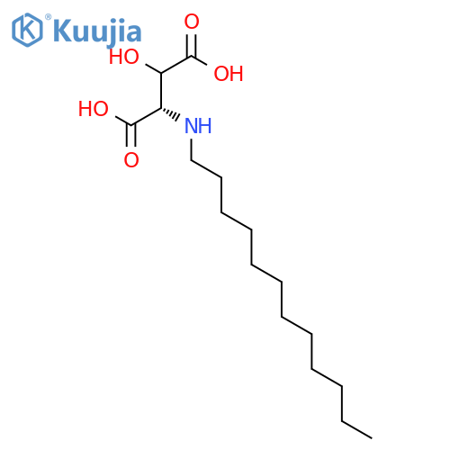 ASPARTIC ACID, N-DODECYL-3-HYDROXY- structure