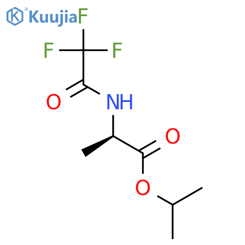 D-ALANINE, N-(TRIFLUOROACETYL)-, 1-METHYLETHYL ESTER structure
