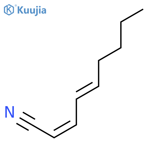 2,4-NONADIENENITRILE, (2Z,4E)- structure