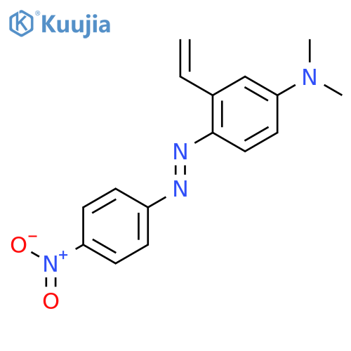 3-ethenyl-N,N-dimethyl-4-[(E)-(4-nitrophenyl)diazenyl]aniline structure