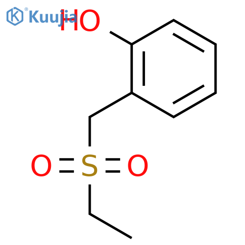 2-[(ethylsulfonyl)methyl]phenol structure