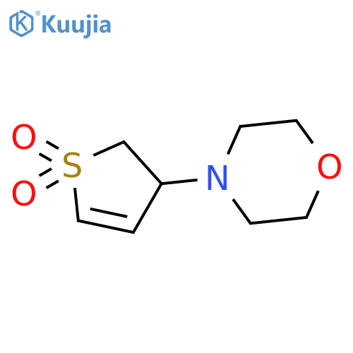 MORPHOLINE, 4-(2,3-DIHYDRO-1,1-DIOXIDO-3-THIENYL)- structure