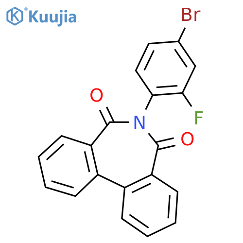 9-(4-bromo-2-fluorophenyl)-9-azatricyclo9.4.0.0^{2,7}pentadeca-1(11),2(7),3,5,12,14-hexaene-8,10-dione structure