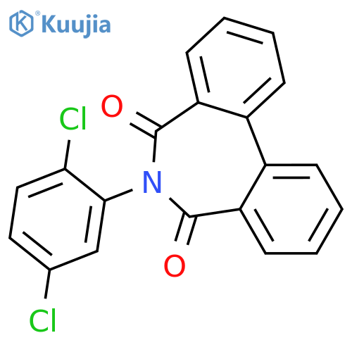 9-(2,5-dichlorophenyl)-9-azatricyclo9.4.0.0^{2,7}pentadeca-1(11),2(7),3,5,12,14-hexaene-8,10-dione structure