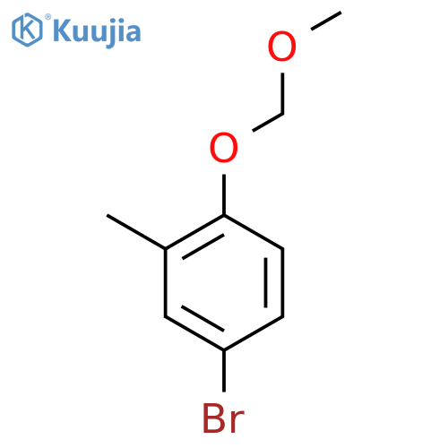 4-bromo-1-(methoxymethoxy)-2-methylbenzene structure