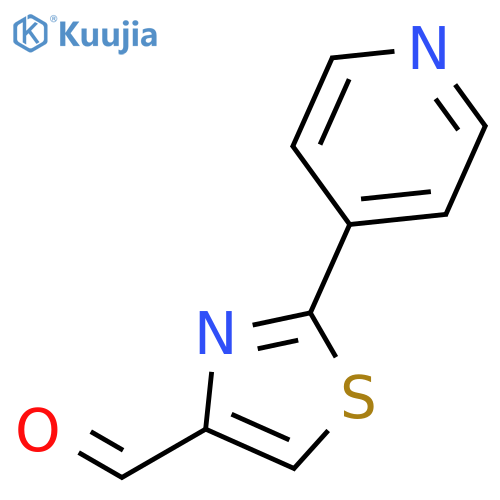 2-pyridin-4-yl-1,3-thiazole-4-carbaldehyde structure
