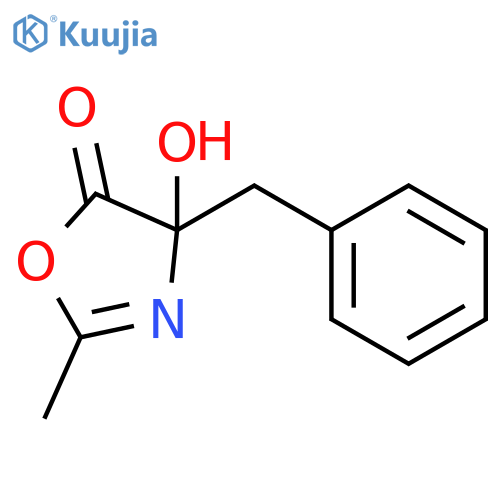 5(4H)-Oxazolone, 4-hydroxy-2-methyl-4-(phenylmethyl)- structure