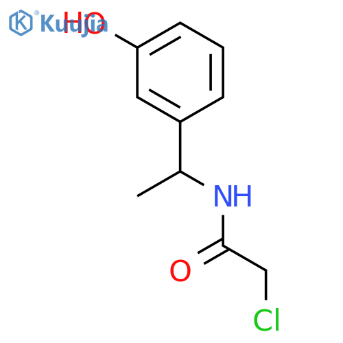 Acetamide, 2-chloro-N-[1-(3-hydroxyphenyl)ethyl]- structure