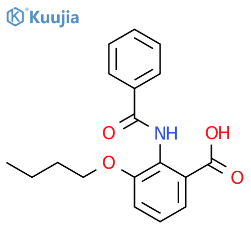BENZOIC ACID, 2-(BENZOYLAMINO)-3-BUTOXY- structure