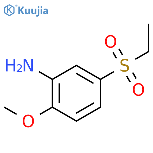 5-(Ethylsulfonyl)-2-methoxyphenylamine structure