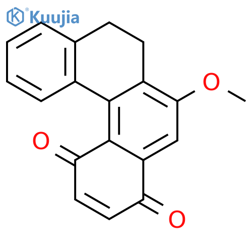 Benzo[c]phenanthrene-1,4-dione, 7,8-dihydro-6-methoxy- structure