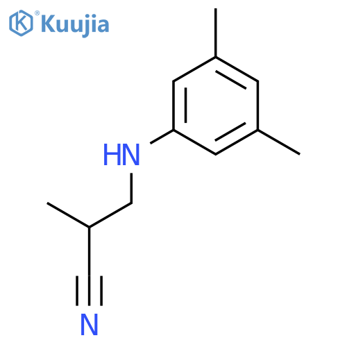 Propanenitrile, 3-[(3,5-dimethylphenyl)amino]-2-methyl- structure
