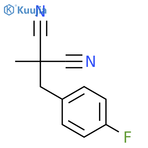 PROPANEDINITRILE, [(4-FLUOROPHENYL)METHYL]METHYL- structure