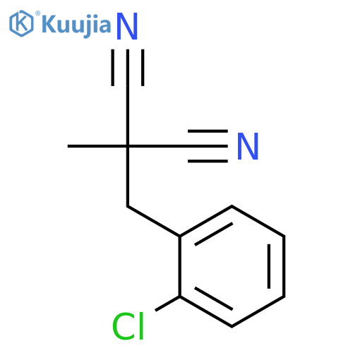 PROPANEDINITRILE, [(2-CHLOROPHENYL)METHYL]METHYL- structure