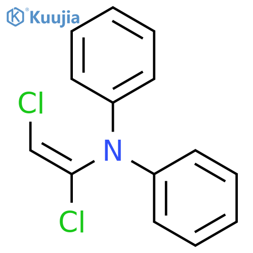 Benzenamine, N-[(1E)-1,2-dichloroethenyl]-N-phenyl- structure