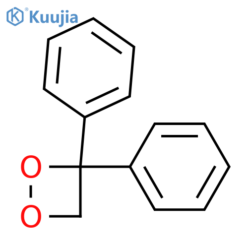 1,2-Dioxetane, 3,3-diphenyl- structure