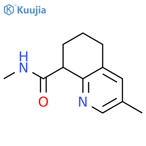 8-Quinolinecarboxamide, 5,6,7,8-tetrahydro-N,3-dimethyl- structure