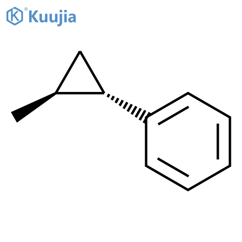 BENZENE, [(1S,2S)-2-METHYLCYCLOPROPYL]- structure