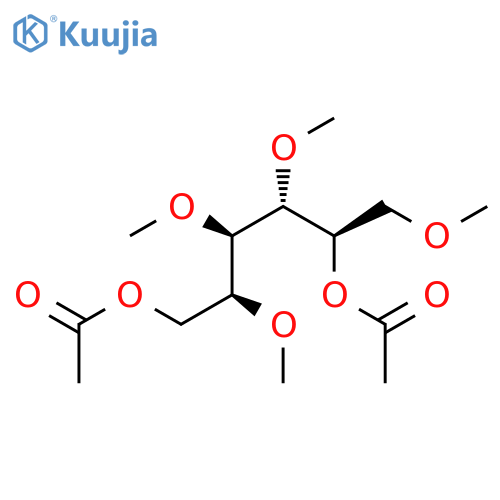 1,5-di-O-acetyl 2,3,4,6-tetra-O-methyl glucitol structure