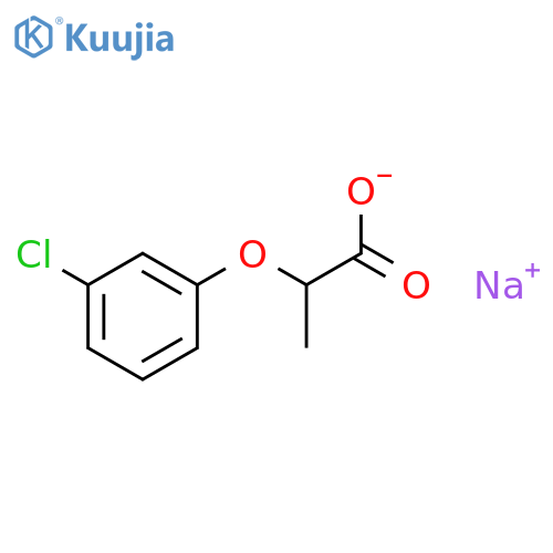 Sodium2-(3-chlorophenoxy)propanoate structure