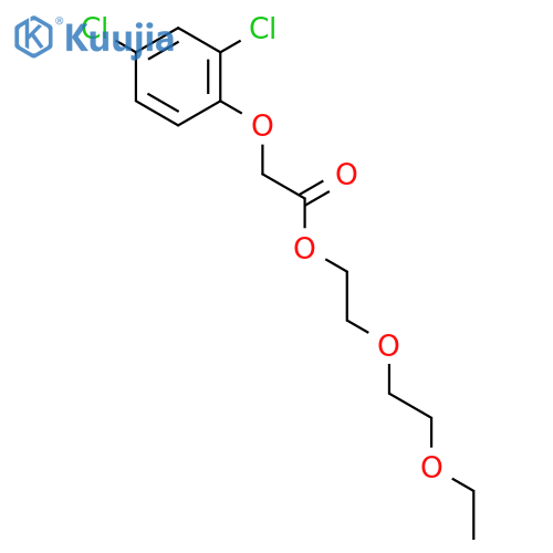 Acetic acid, (2,4-dichlorophenoxy)-, 2-(2-ethoxyethoxy)ethyl ester structure