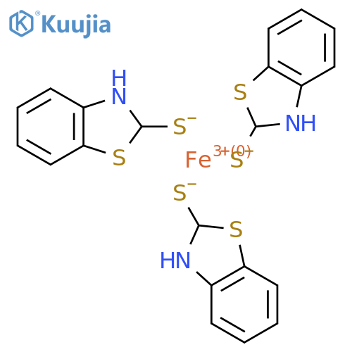 2-Mercaptobenzothiazole, ferric salt structure
