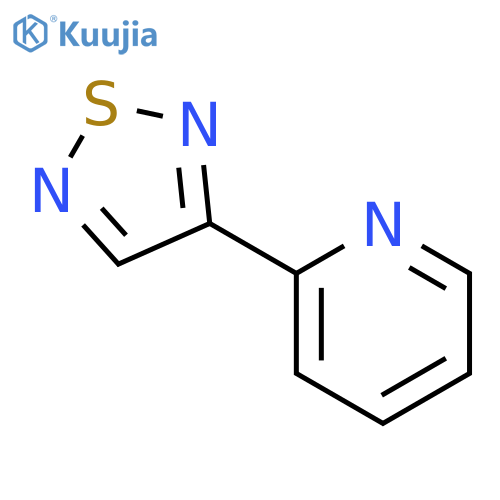Pyridine, (1,2,5-thiadiazol-3-yl)- (9CI) structure