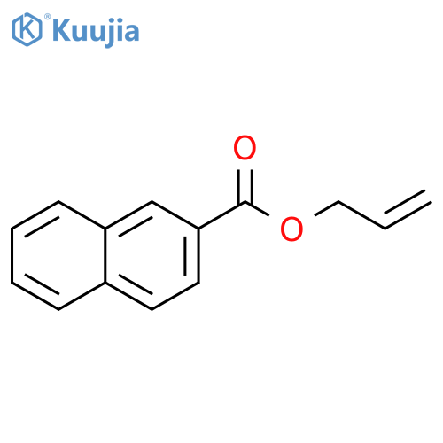 2-Naphthalenecarboxylic acid, 2-propenyl ester structure