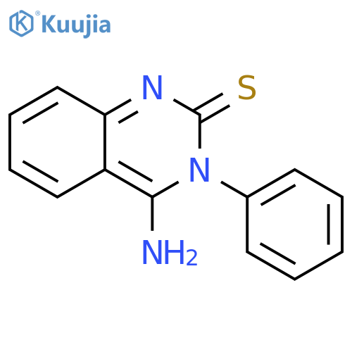4-amino-3-phenylquinazoline-2-thione structure