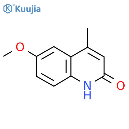 6-Methoxy-4-methylcarbostyril structure