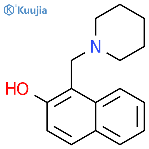 1-(Piperidin-1-ylmethyl)naphthalen-2-ol structure