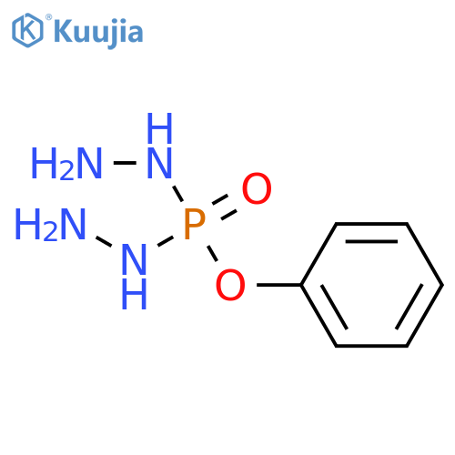 Phosphorodihydrazidic acid, phenyl ester structure