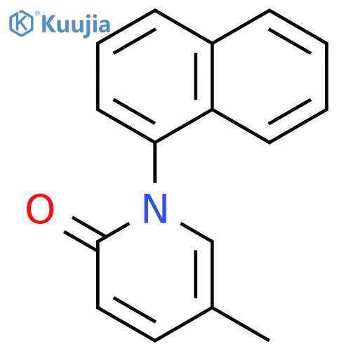 2(1H)-PYRIDINONE, 5-METHYL-1-(1-NAPHTHALENYL)- structure
