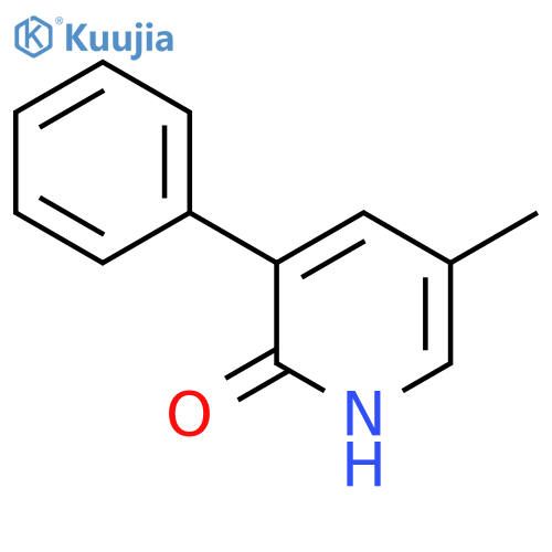 2-Hydroxy-5-methyl-3-phenylpyridine structure