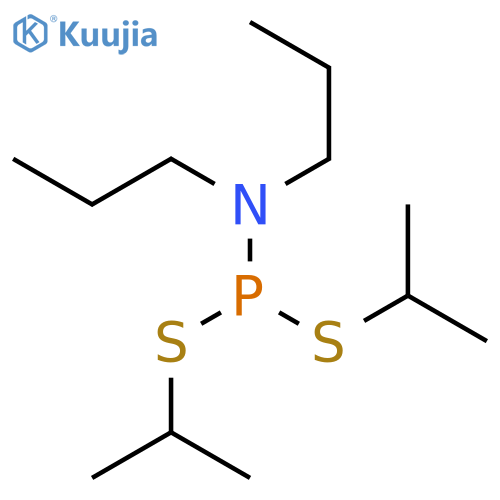 Phosphoramidodithious acid, dipropyl-, bis(1-methylethyl) ester structure