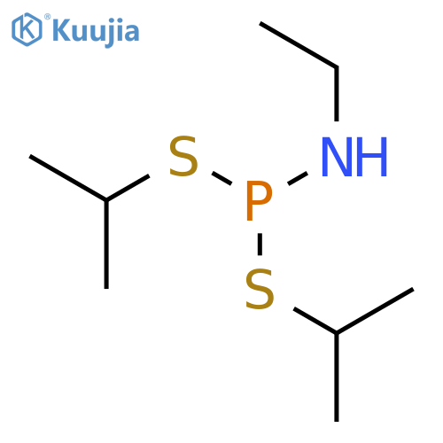 Phosphoramidodithious acid, ethyl-, bis(1-methylethyl) ester structure