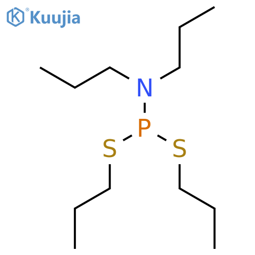 PHOSPHORAMIDODITHIOUS ACID, DIPROPYL-, DIPROPYL ESTER structure