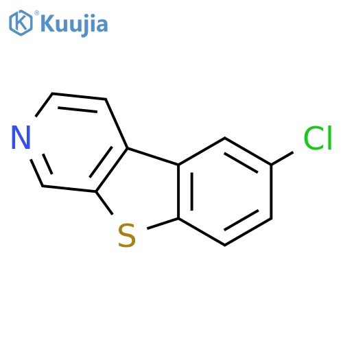 [1]BENZOTHIENO[2,3-C]PYRIDINE, 6-CHLORO- structure