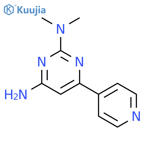 2,4-Pyrimidinediamine,N2,N2-dimethyl-6-(4-pyridinyl)- structure